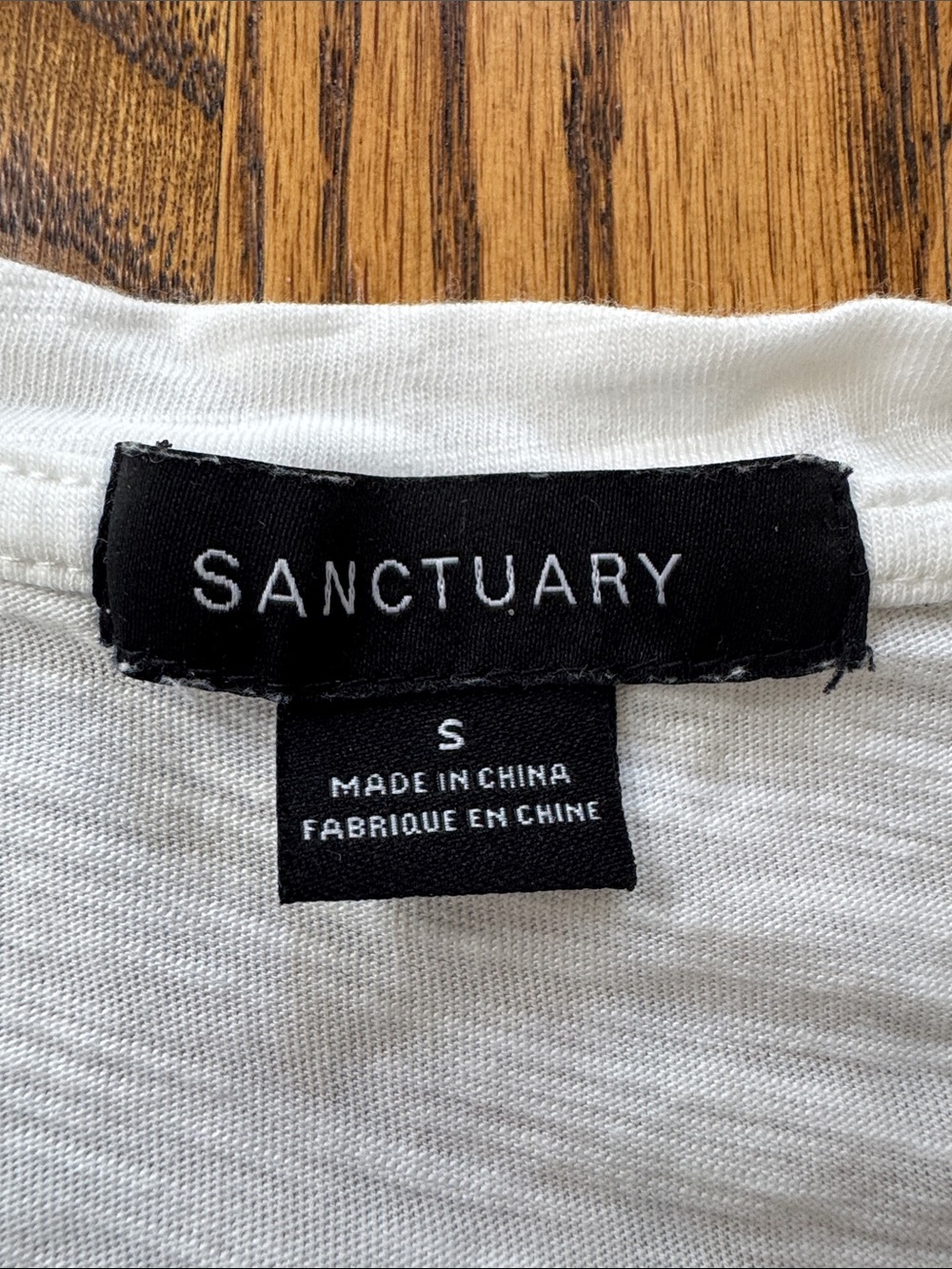 Sanctuary White Scoop Neck Short Sleeve Tee - Picture 2 of 16
